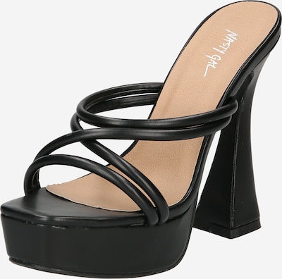 Nasty Gal Mule en noir, Vue avec produit