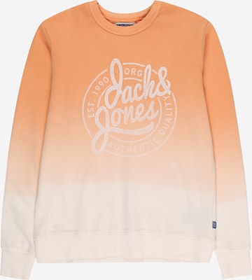 Jack & Jones Junior Sweatshirt 'TARIF' in Orange: front