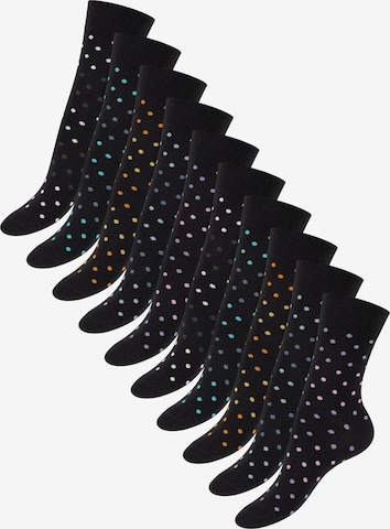 celodoro Socks 'cute socks' in Black: front