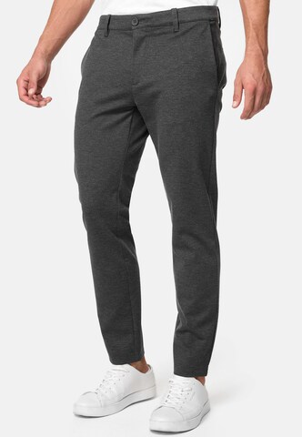 Coupe slim Pantalon chino 'Burch' JEFF en gris : devant