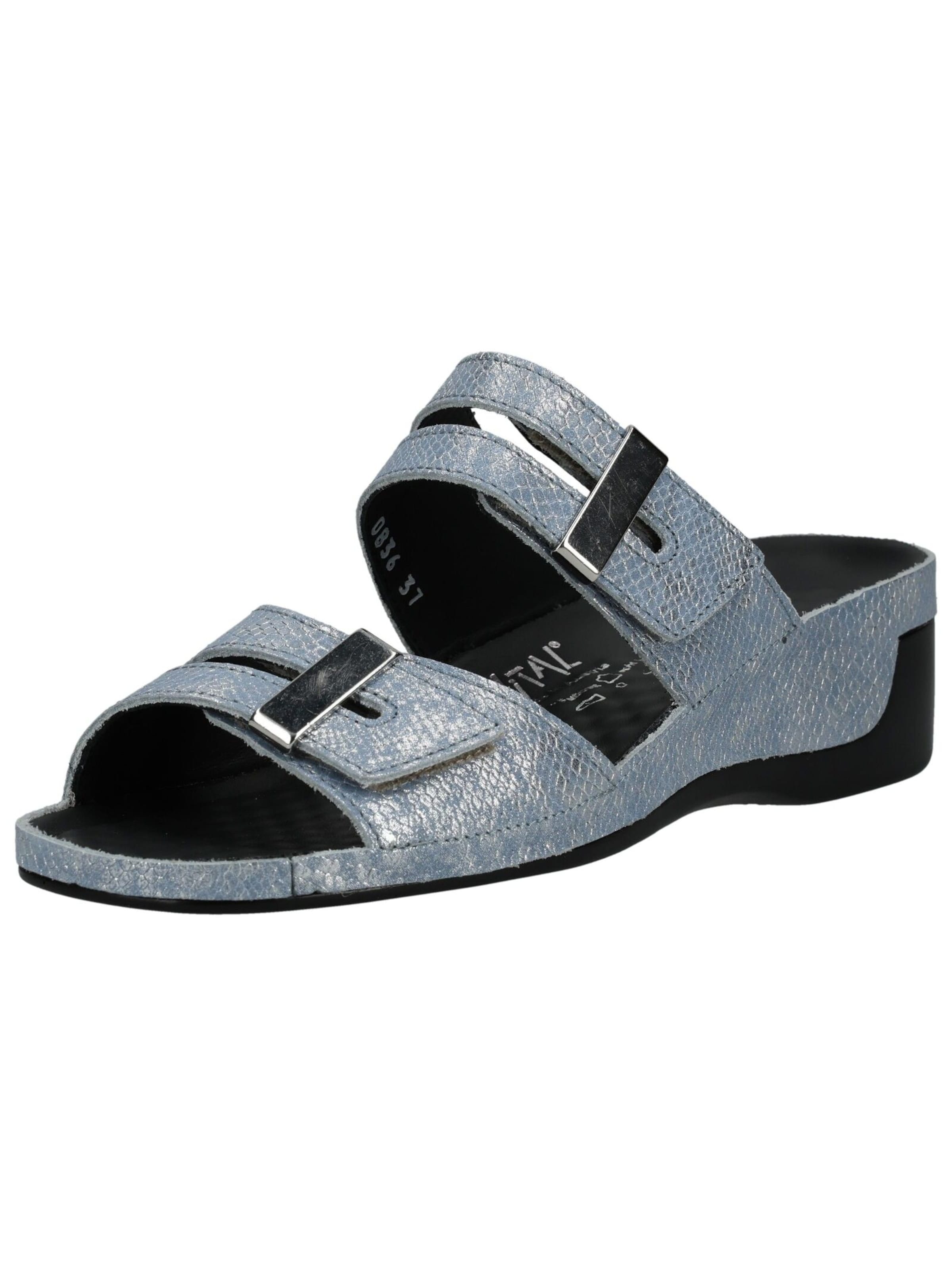 vital Pantolette in Blau: Vorderseite