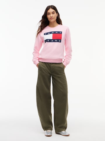 Tommy Jeans Collegepaita värissä vaaleanpunainen
