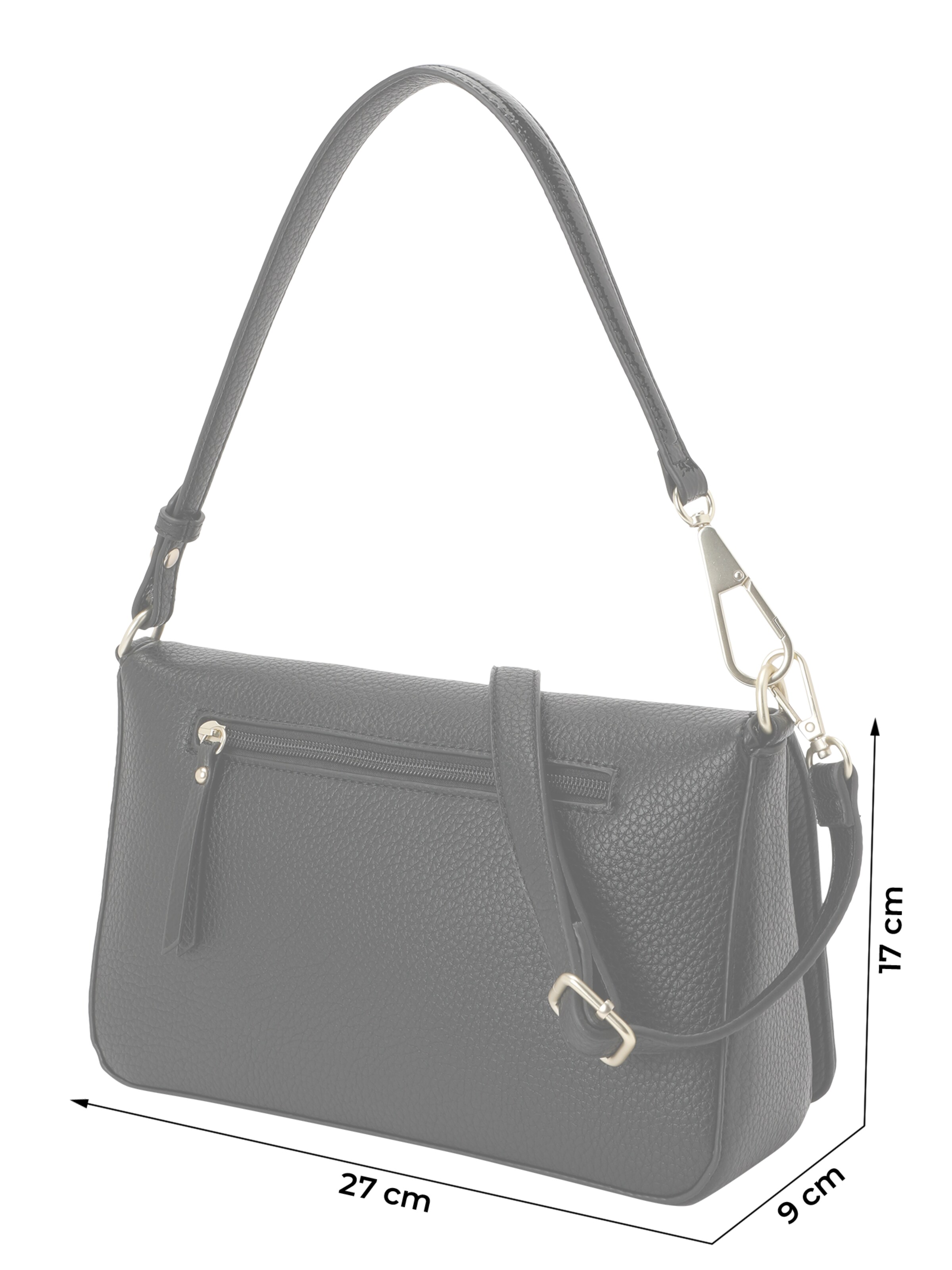 Emily & Noah Schoudertas 'Daniela' in Zwart