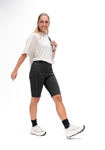 Maier Sports Skinny Workout Pants in Black