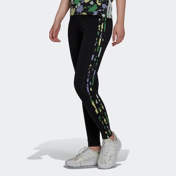 ADIDAS ORIGINALS Skinny Leggings in Zwart: voorkant