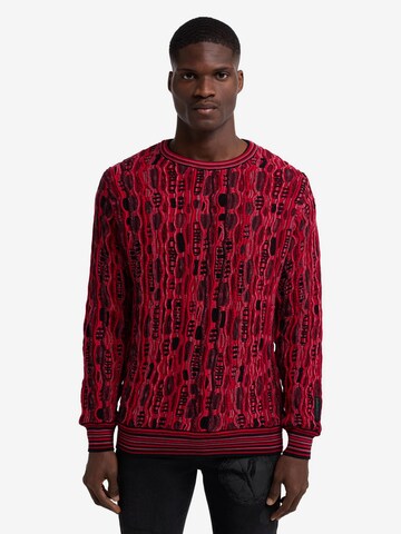 Carlo Colucci Sweater 'De Curtis' in Red: front