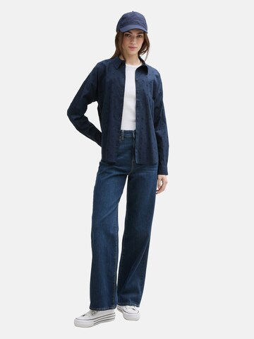TOM TAILOR DENIM Blouse in Blauw