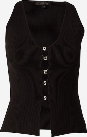 GUESS Knitted Top 'MEGHEN' in Black: front