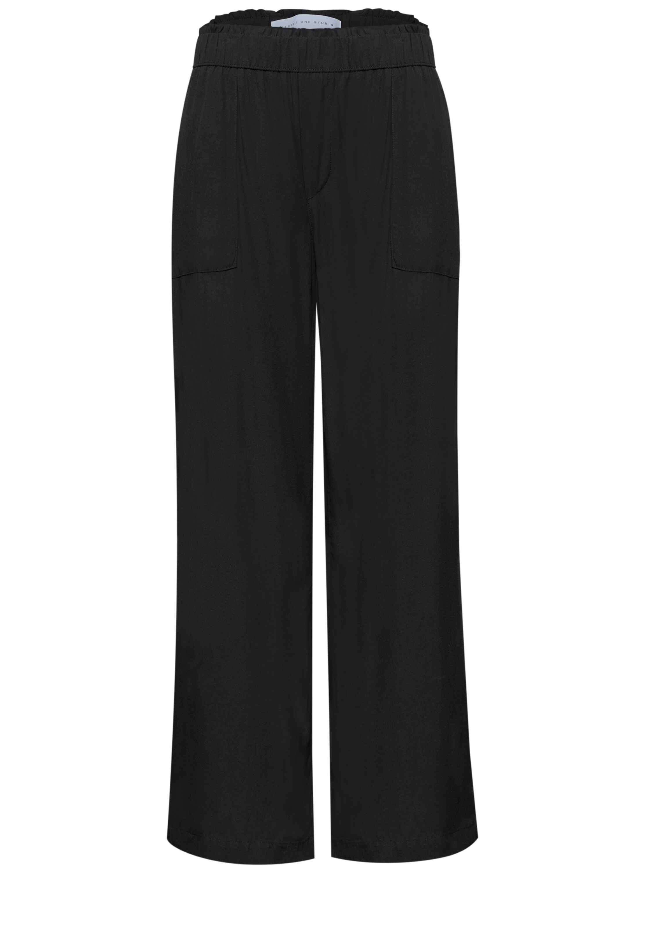 Street One Studio Hose in Schwarz: Vorderseite