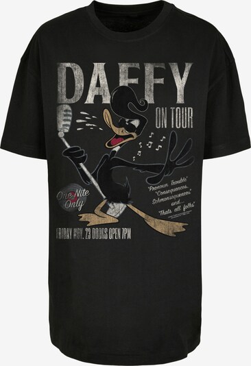 F4NT4STIC T-Shirt 'Looney Tunes Daffy Duck Concert' in grau / hellorange / schwarz / offwhite, Produktansicht