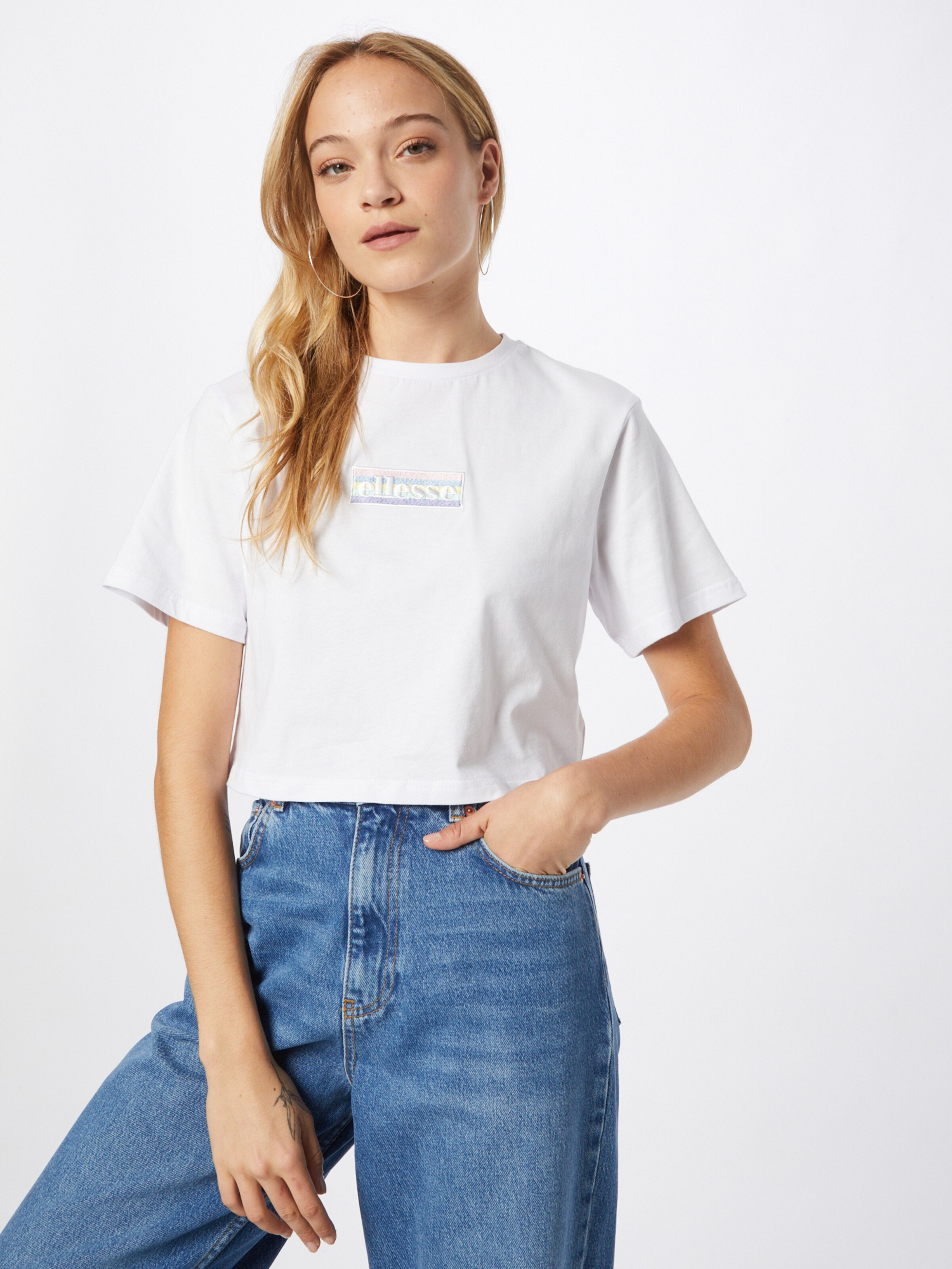 Frauen Shirts & Tops ELLESSE T-Shirt 'Hildan' in Weiß - LR22108