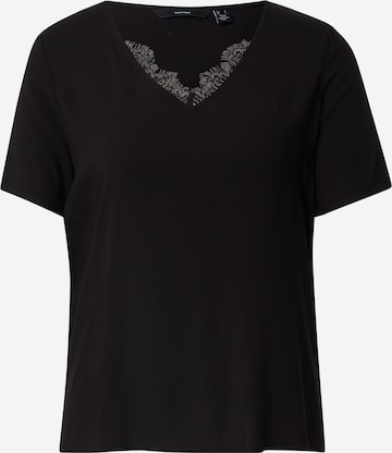 VERO MODA Shirt 'NADS' in Zwart: voorkant