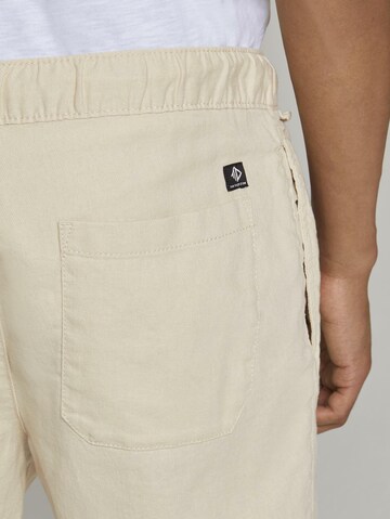 TOM TAILOR DENIM Regular Shorts in Beige