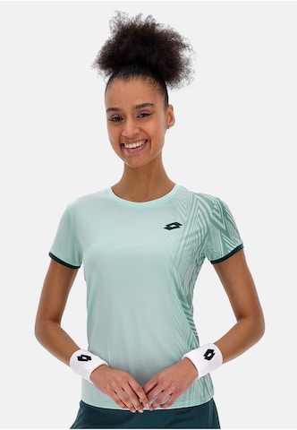 T-shirt fonctionnel LOTTO en vert : devant
