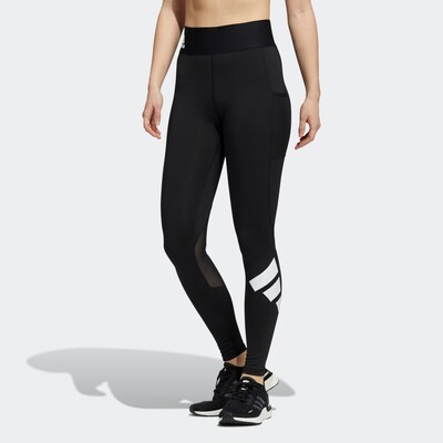 ADIDAS PERFORMANCE Sporthose in schwarz / weiß, Modelansicht