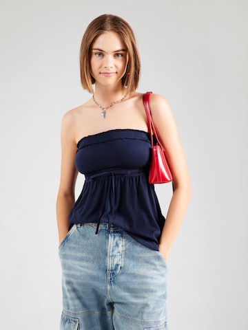 HOLLISTER Top in Blauw: voorkant