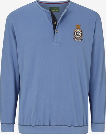 Sweat-shirt Charles Colby en bleu : devant