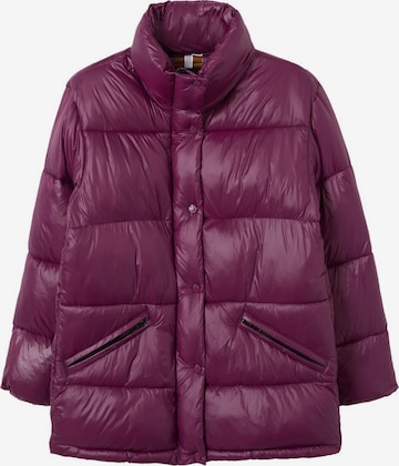 MANGO Winter Jacket 'Aspen' in Purple: front