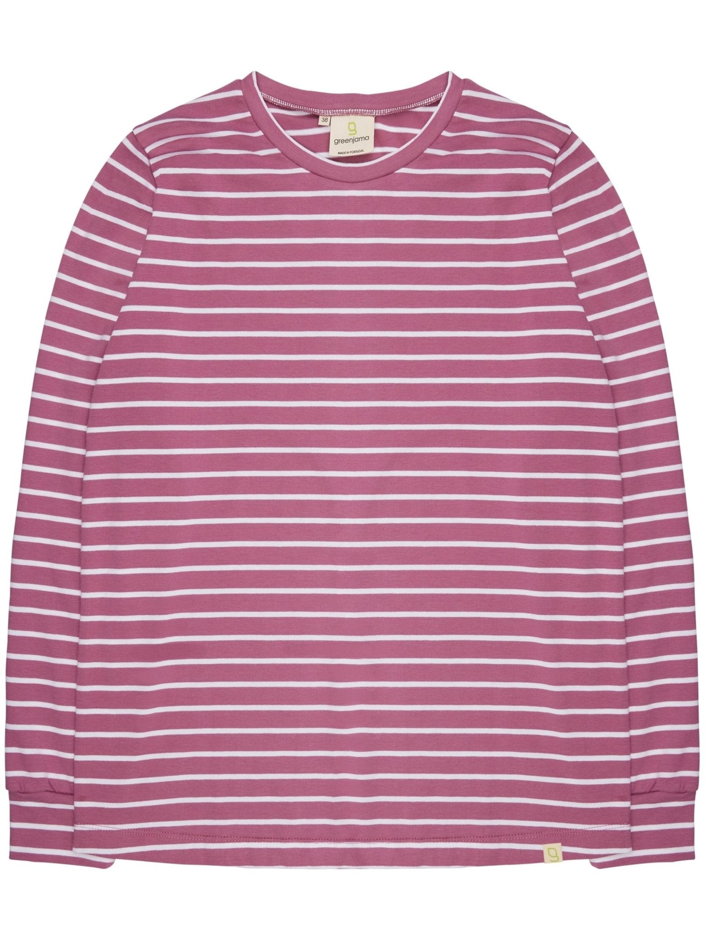 greenjama Schlafshirt in Lila: Vorderseite