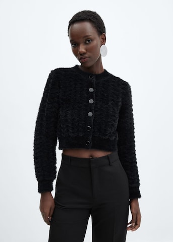 Cardigan 'Gordito' MANGO en noir : devant