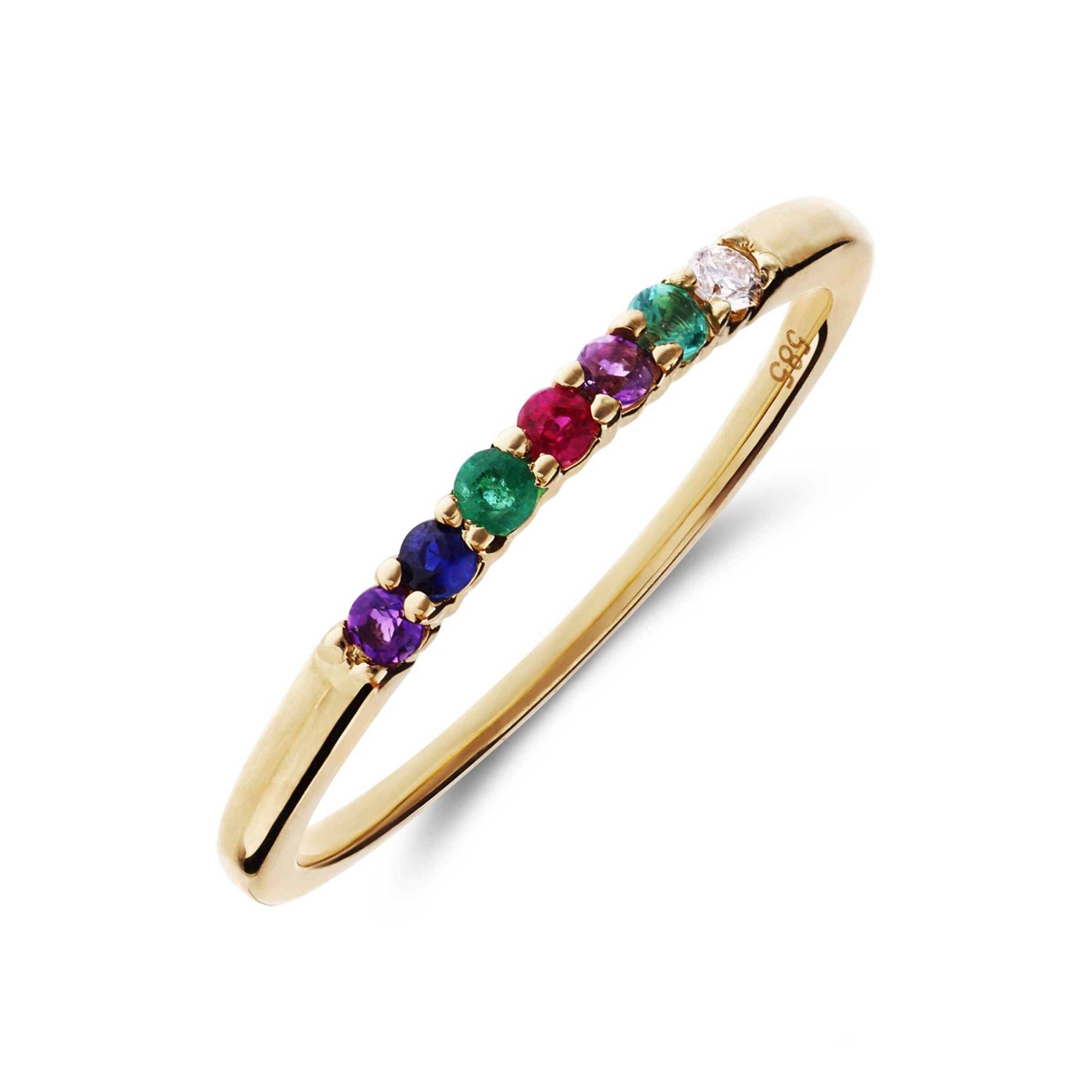 Bague Lucardi en or : devant