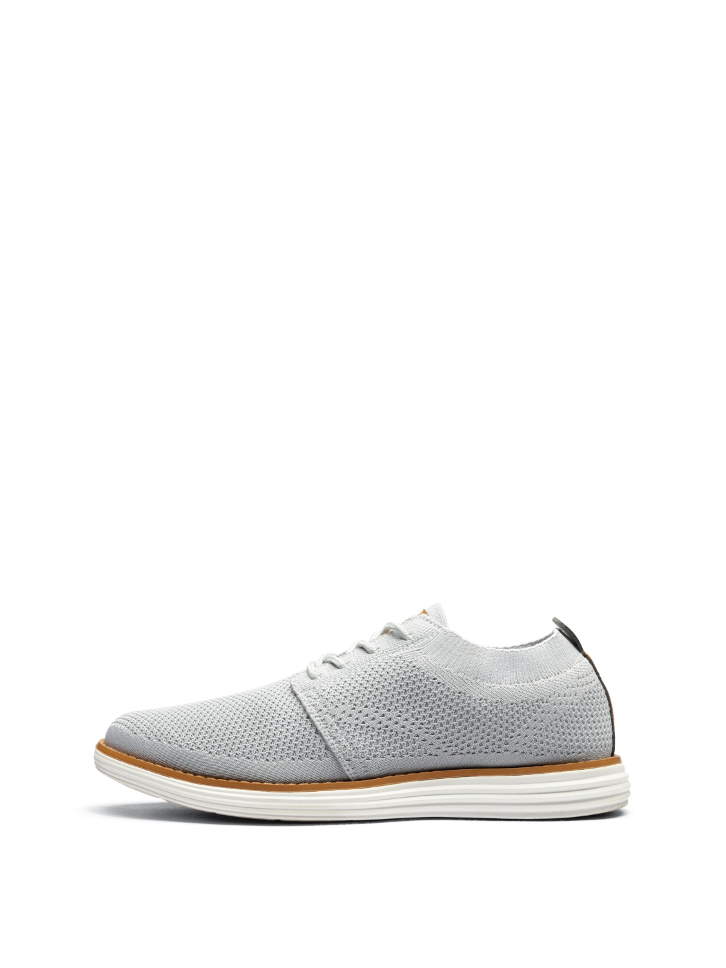 Bruno Marc Slip-Ons in Grey