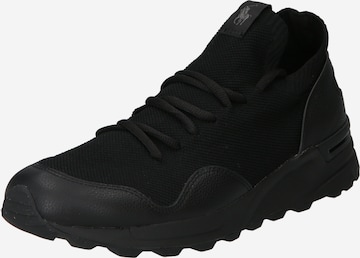 Polo Ralph Lauren Sneakers in Black: front