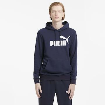 PUMA Athletic Sweatshirt in Blue: front