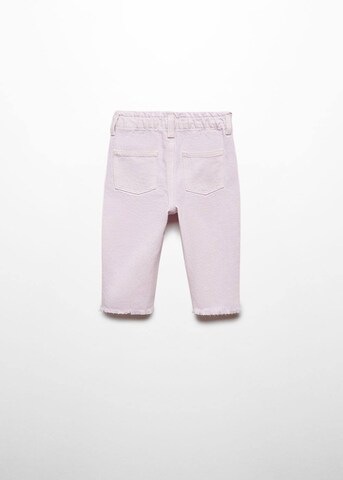 MANGO KIDS regular Jeans i lilla