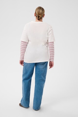 KAFFE CURVE Shirt ' KClorinda T-Shirt ' in White