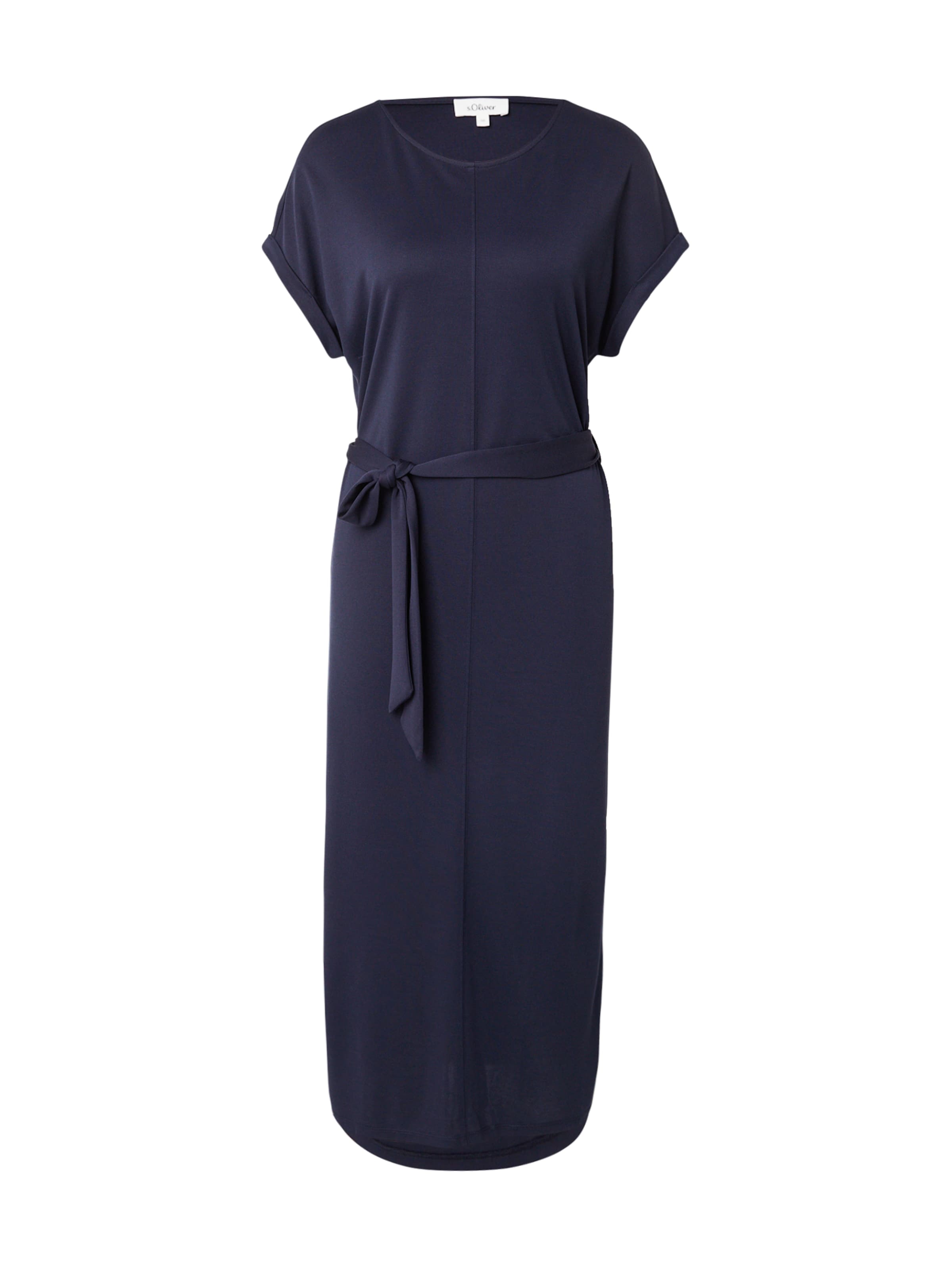 Rochie de la s.Oliver pe albastru: față