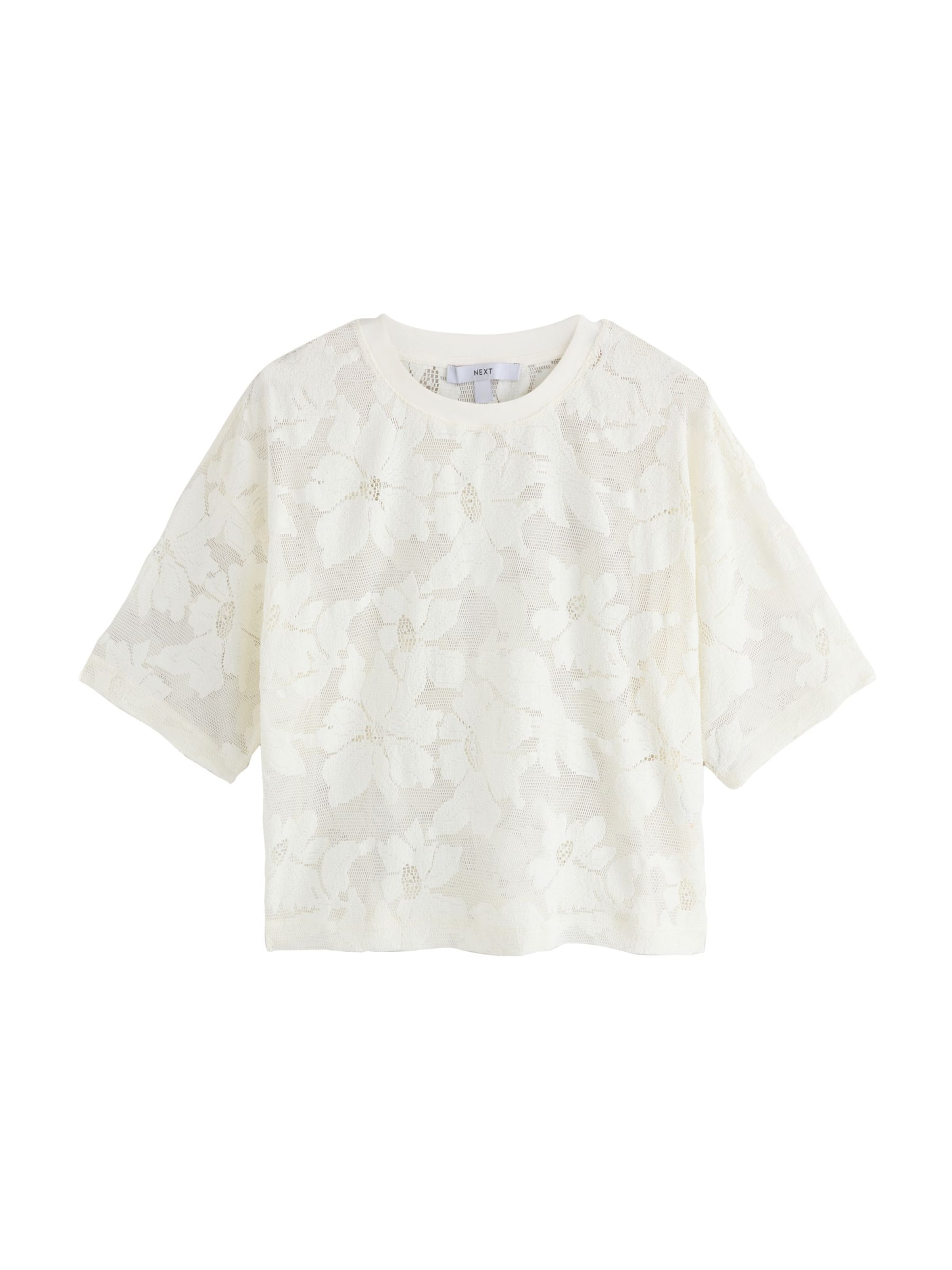T-shirt Next en beige : devant