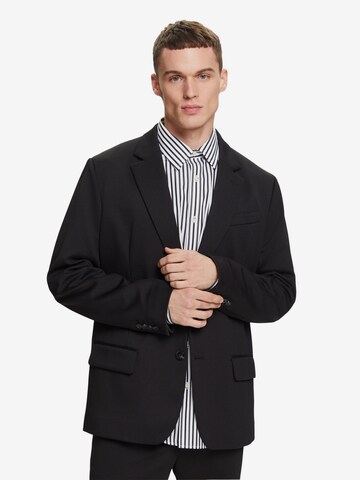 ESPRIT Regular fit Suit Jacket in Black: front