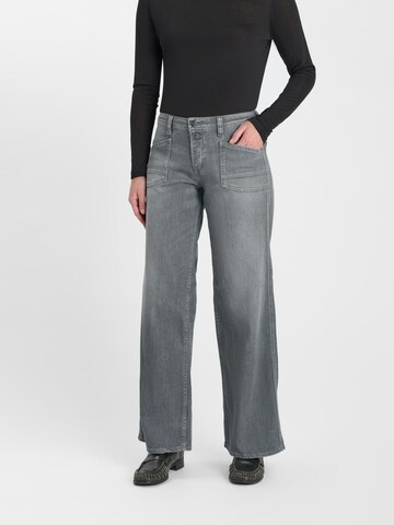 Loosefit Jean Le Temps Des Cerises en gris : devant
