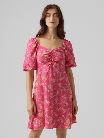 Robe 'Hia Anea' VERO MODA en rose : devant