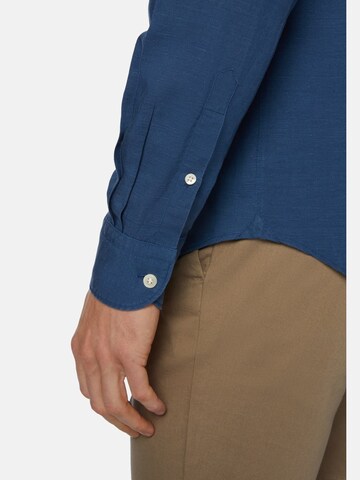 Boggi Milano Regular fit Button Up Shirt in Blue