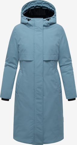 Manteau d’hiver 'Eismelodie 14' NAVAHOO en bleu : devant