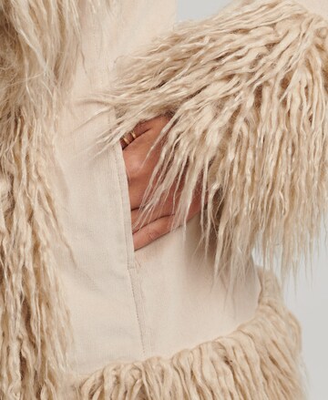 Superdry Winter Coat in Beige