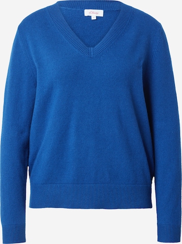 s.Oliver - Pullover em azul: frente