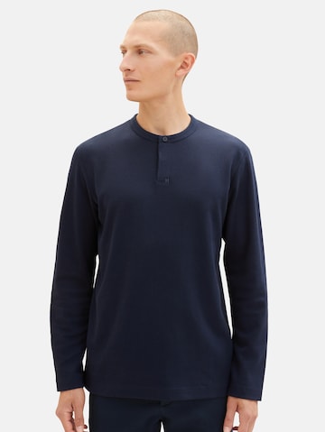 TOM TAILOR Shirt in Blue: front