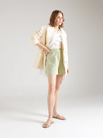 VILA Loose fit Pants 'VILANIA' in Green