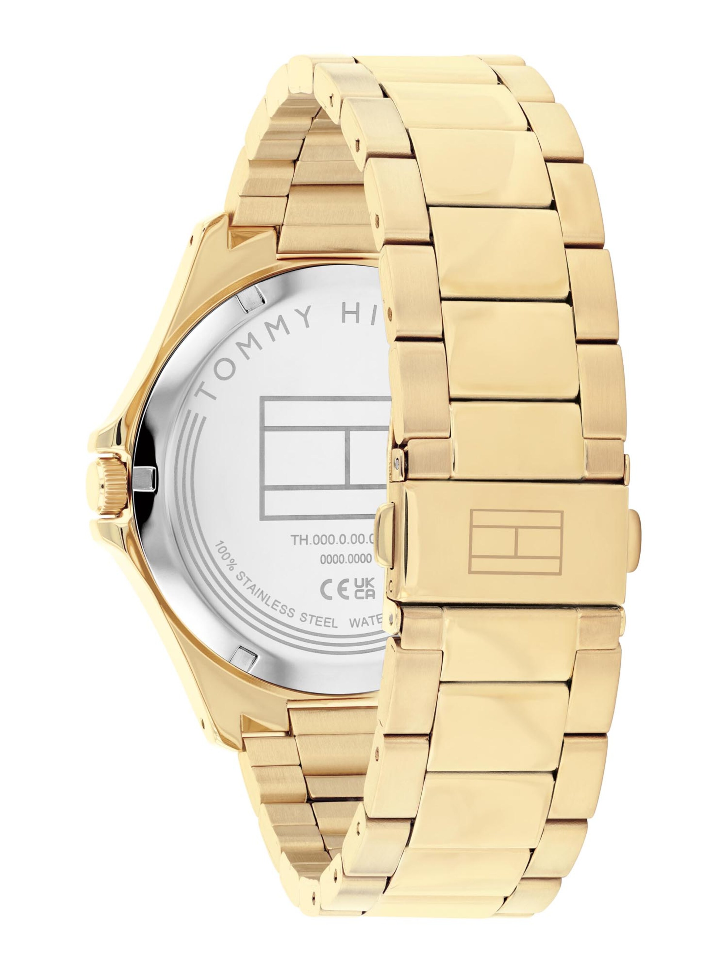 TOMMY HILFIGER Analogt ur 'BRUCE' i guld