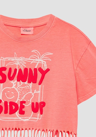 T-Shirt s.Oliver en orange