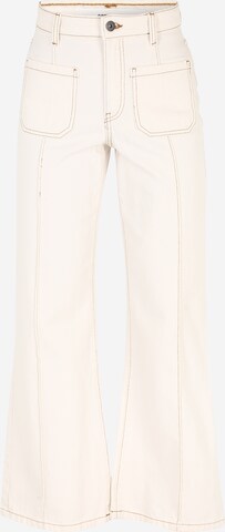 Cotton On Petite Wide leg Jeans in Wit: voorkant