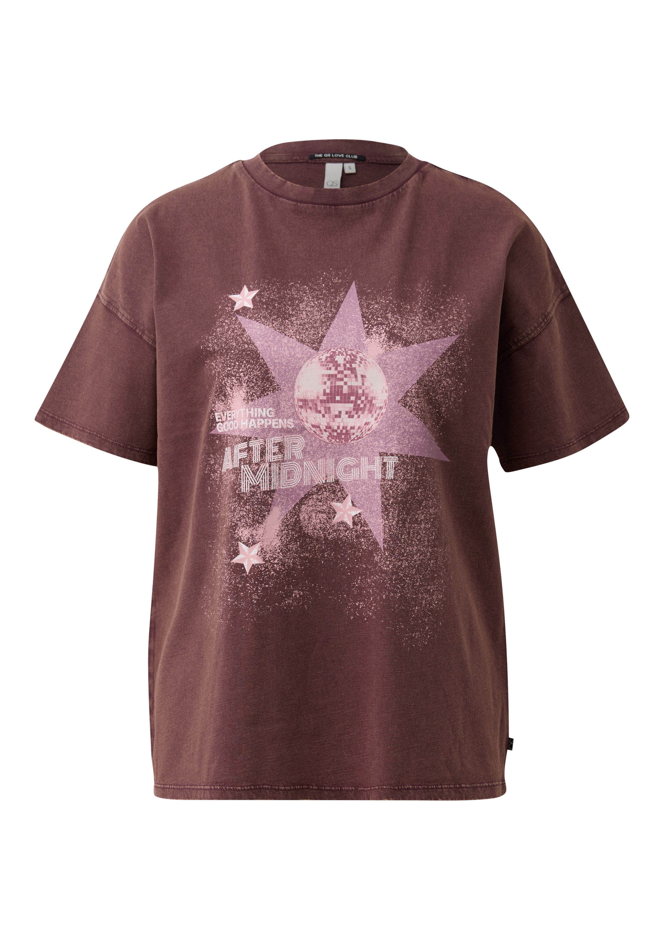 QS Shirt in Rood: voorkant