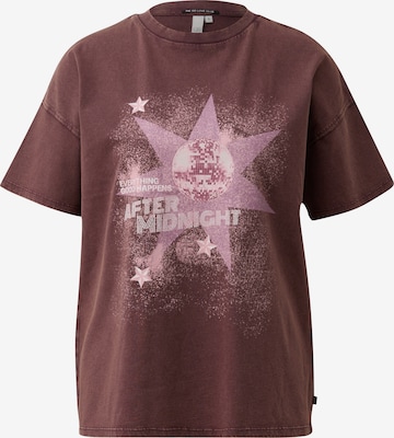 QS Shirt in Rot: Vorderseite