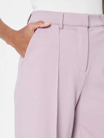 ICHI Wide leg Broek 'Monse' in Lila