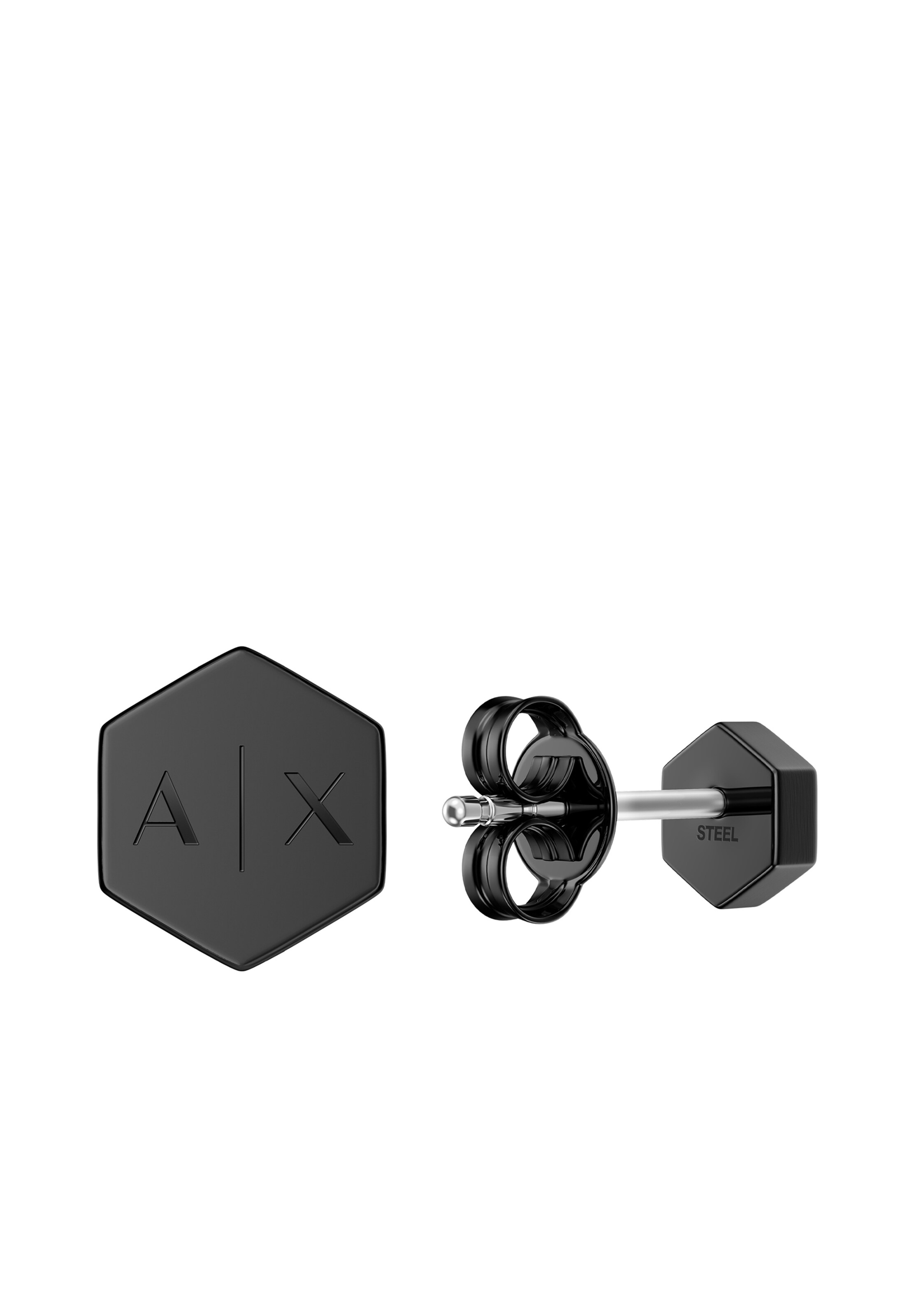 ARMANI EXCHANGE Earring 'CLASSIC' in XS-XXL in Black, Item view
