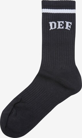 DEF Socks in Black: front
