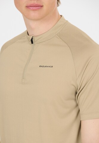 ENDURANCE Performance shirt 'Crow' in Beige